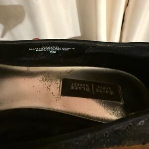 White House Black Market Sequin Black High Heels